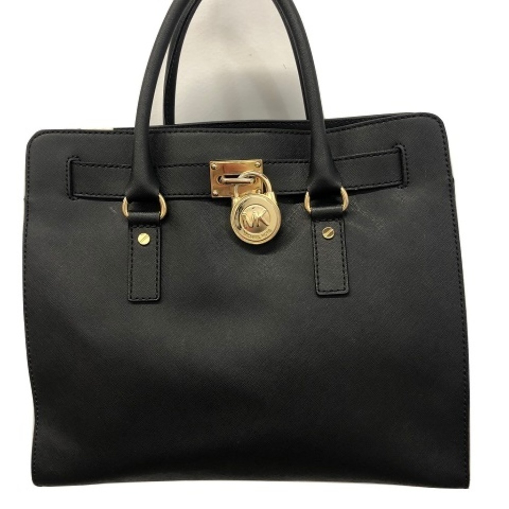 Michael Kors - Black Saffiano Leather Hamilton E/W - Picture 1 of 3